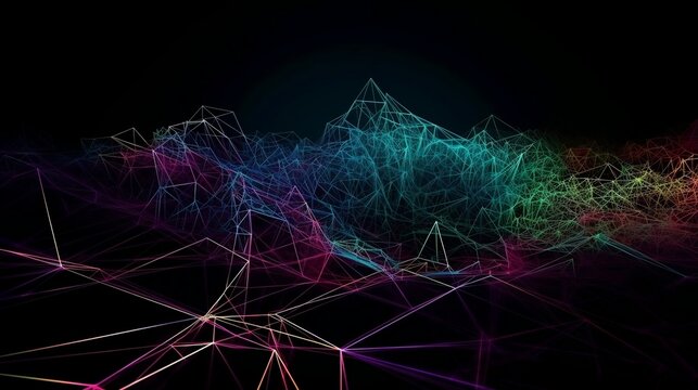 algorithm background. generative AI