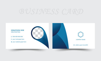  Business Card  Design, Modern Business Card Template Design,double sided business card template modern and clean style