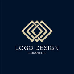 Abstract Geometric Finance Logo Template