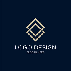 Abstract Geometric Finance Logo Template