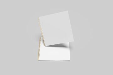 Square Notebook Mockup