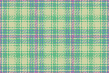 Pattern check fabric. Seamless texture background. Tartan plaid textile vector.