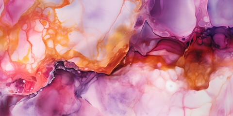 Abstract painting concept. Colorful art style of marble ink painting for backgrounds. Generative AI.