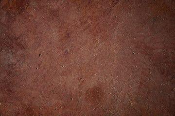 dirty concrete floor. brown cement wall