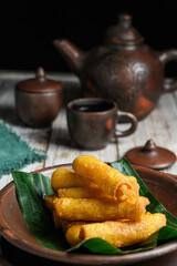 spring roll on the table
