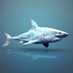 Fototapeta premium shark in the sea