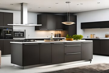 Beautiful Kitchen Interior and Stylish Furniture