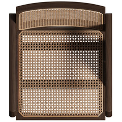 Top view of armchair