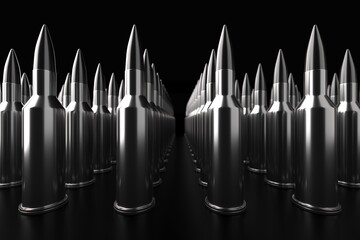 Gun rifle bullets or ammo