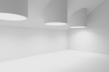 Obraz premium Empty floor and room. Modern background