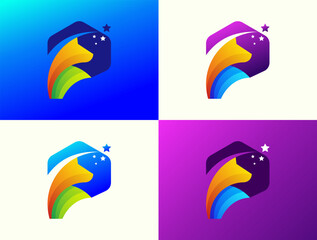 Polaris Bear symbol logo icon and background