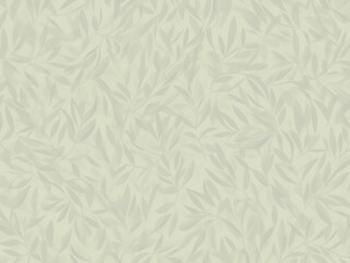 シームレスな植物の同系色背景  seamless leaves graphic pattern. generative AI