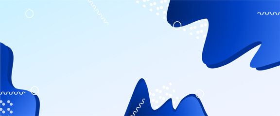 Simple blue wave pattern background, plain, abstract, gradient, bright, easy on the eye, use geometric dots.