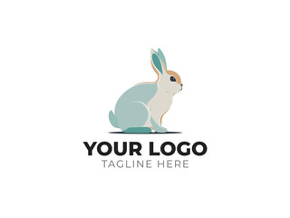 Adorable Rabbit Logo Vector Design