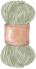 Knitting Yarn Sewing Tool watercolor png