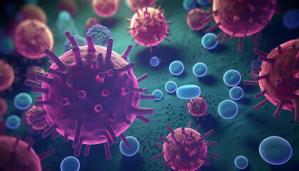 3d rendered illustration of a bacteria