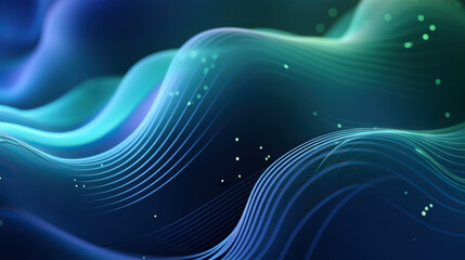 Obraz premium Modern abstract wavy background. Based on Generative AI