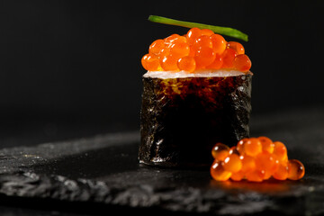 Sushi with Caviar