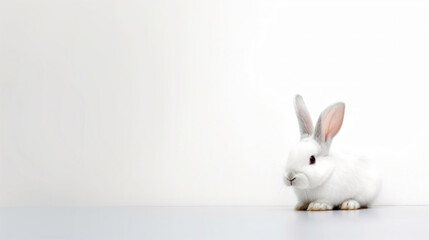  animal on the white Background bunny generative ai