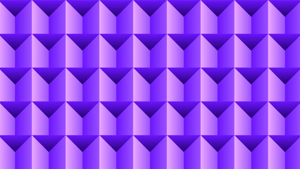 Pattern of 3d optical illusion. Pattern of illusion pyramid. Vector illustration of 3d purple triangle. Geometric illusive for design graphic, background, wallpaper, layout or art