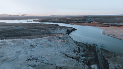 Sunrise at the Glen Canyon National Recreational Area - Lone Rock Beach.