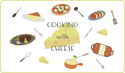 チーズイラストセット