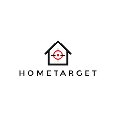 home target logo design template