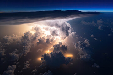 Obraz premium thunder and lightning