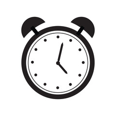 Alarm clock vector icon. Reminder clock vector flat sign design. Time watch symbol pictogram. UX UI icon