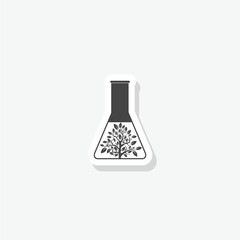 Alternative medicine concept sticker icon 