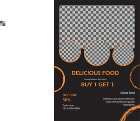 Delicious Food flyer layout