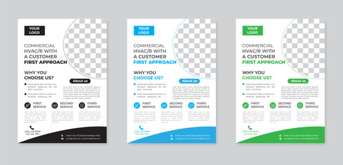 New flyer template design, business flyer, print ready, corporate	