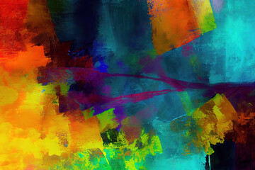 Fototapeta na wymiar Digital modern background.Colorful texture. Generative Ai