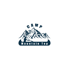 Camp mountain top logo