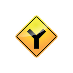 Traffic Sign  Street Sign Icon Vector Template