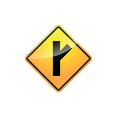 Traffic Sign  Street Sign Icon Vector Template