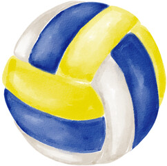 volleyball sport watercolor png