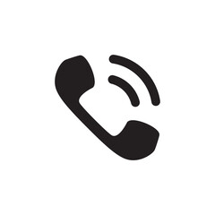 Handset vector icon. Phone handset flat sign design. Handset sybmol pictogram. UX UI icon