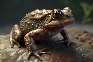 Fototapeta premium frog in nature