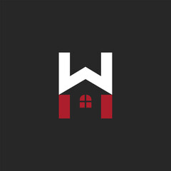 modern creative WH logo designs. Initial WH icon Logo