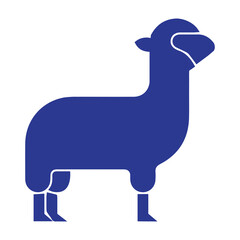Alpaca, animal, mammal icon