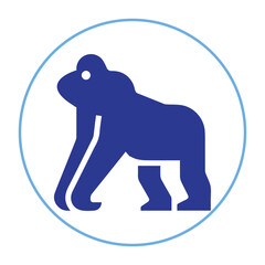 Obraz premium Gorilla icon