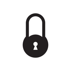 Lock vector linear icon. Private lock flat sign design. Padlock symbol. UX UI icon