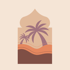 Ramadan kareem arch frame Islamic Collection of modern style backgrounds