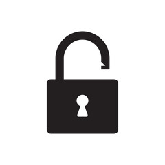 Lock vector linear icon. Private lock flat sign design. Padlock symbol. UX UI icon