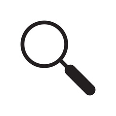 Magnifier vector icon. Zoom in zoom out flat sign design. Magnifying glass icon. Search icon. Find symbol. Loupe outline icon. Zoom pictogram. UX UI icon
