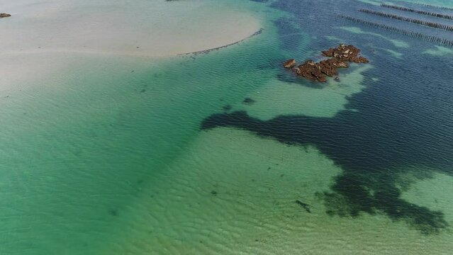 Les &icirc;les Chausey, au large de Granville.