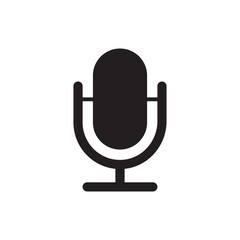 Mic vector icon. Microphone vector icon. Mic flat sign design. Karaoke microphone icon. Broadcast mic sign. Micro flat symbol pictogram. UX UI icon