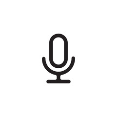 Mic vector icon. Microphone vector icon. Mic flat sign design. Karaoke microphone icon. Broadcast mic sign. Micro flat symbol pictogram. UX UI icon