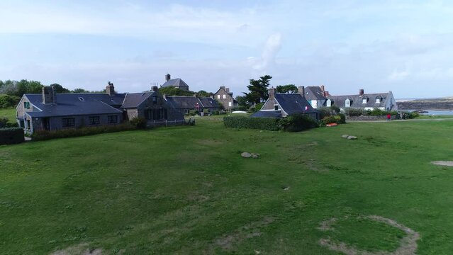 Les &icirc;les Chausey, au large de Granville.